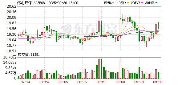 倍选网 伟明环保(603568.SH)：公司副总裁李建勇辞职，不在公司及子公司任职